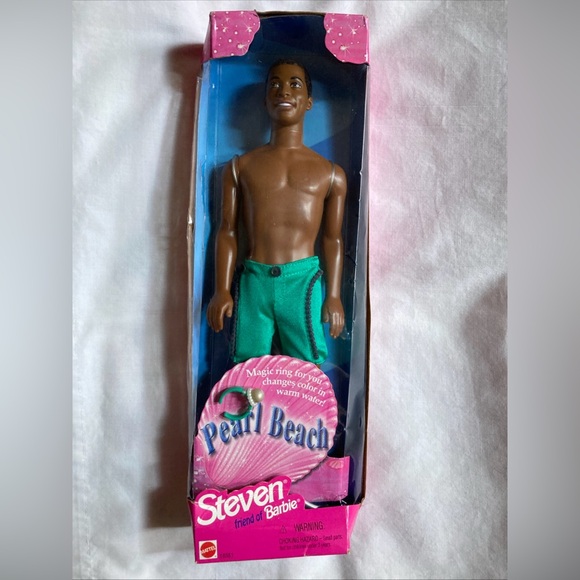 Vintage 1997 Pearl Beach Steven Friend of Ken Barbie Doll AA HTF NRFB - Picture 1 of 9